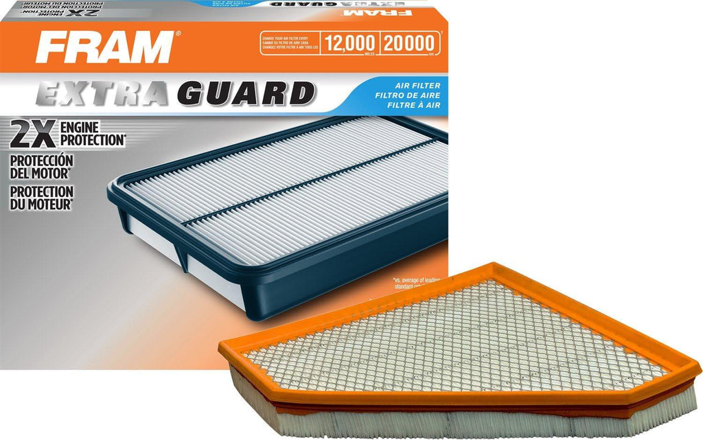 Extra Guard CA11494 Replacement Engine Air Filter for Select Cadillac and Chevrolet Models, Provides up to 12 Months or 12,000 Miles Filter Protection
