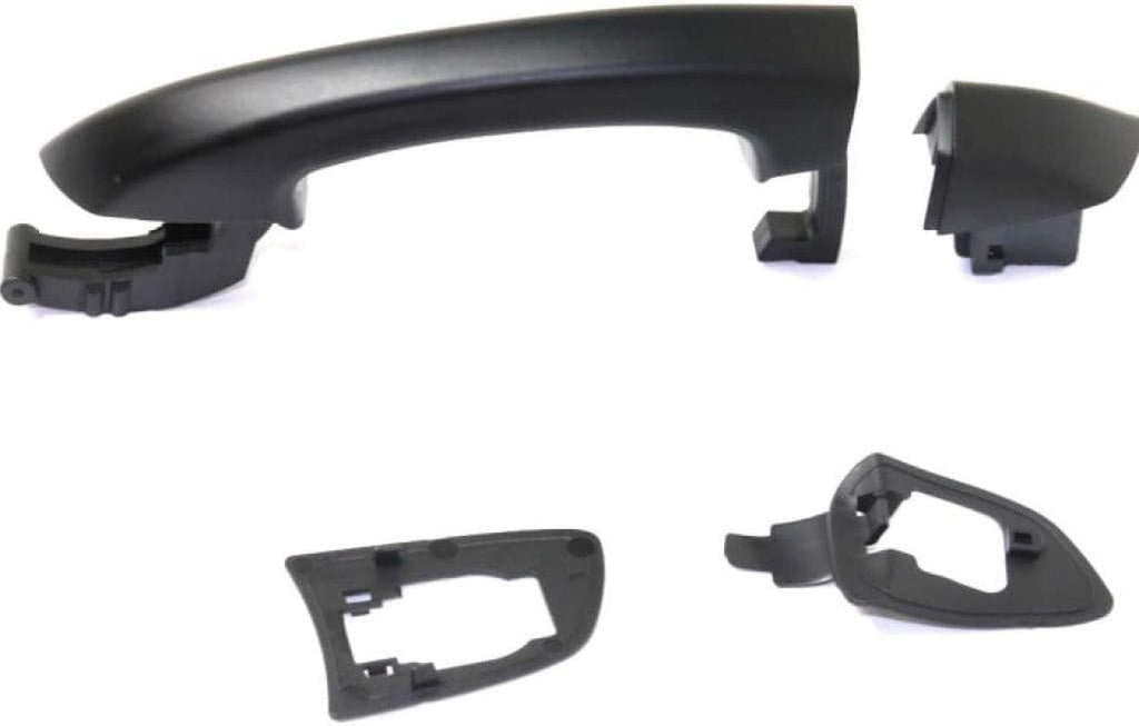 Compatible with Volkswagen Golf R 2012-2013 Exterior Door Handle Driver Side, Rear Primed | Trim: Base