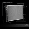 OEM-RA-13242 OE Style 1-Row Aluminum Core Radiator Compatible with 10-11 Cadillac SRX 2.8L,24-7/16" W X 21-3/4" H X 1-1/16" D,1-3/8" Inlet / 1-3/8" Outlet