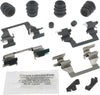 Gold 18K1747X Front Disc Brake Caliper Hardware Kit with Clips, Seals, Bushings, and Lubricant
