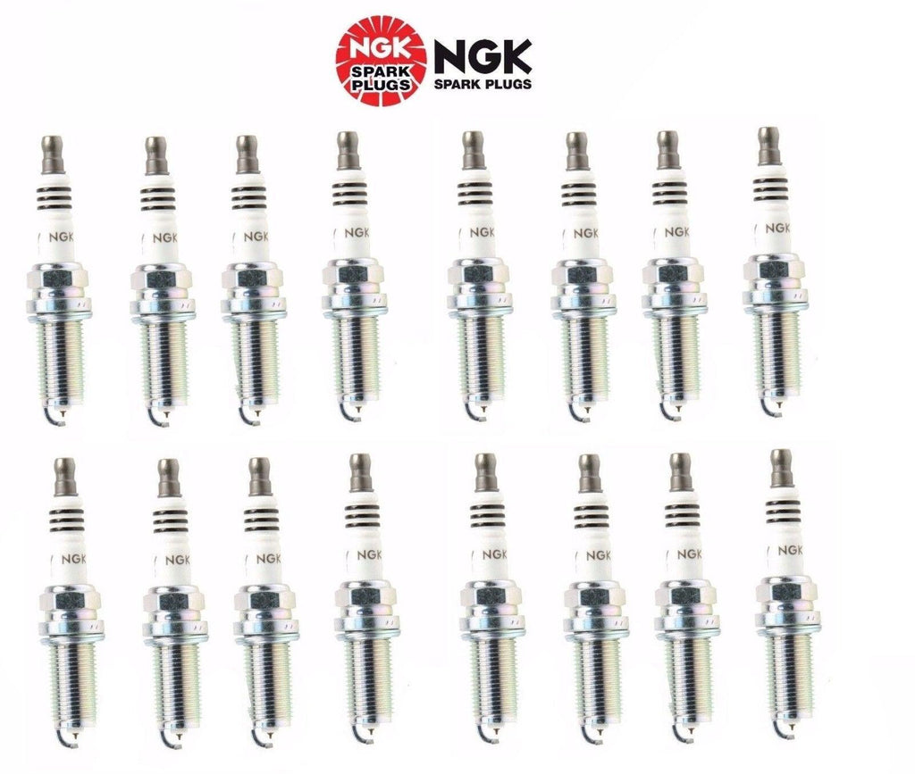 NGK LFR7AIX 2309 NGK Iridium IX Spark Plugs ( Set of 16 ) Upgrade Colder Plugs