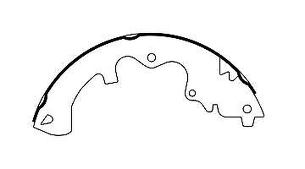 Centric Drum Brake Shoe for Escape, Tribute, Mariner 111.09360