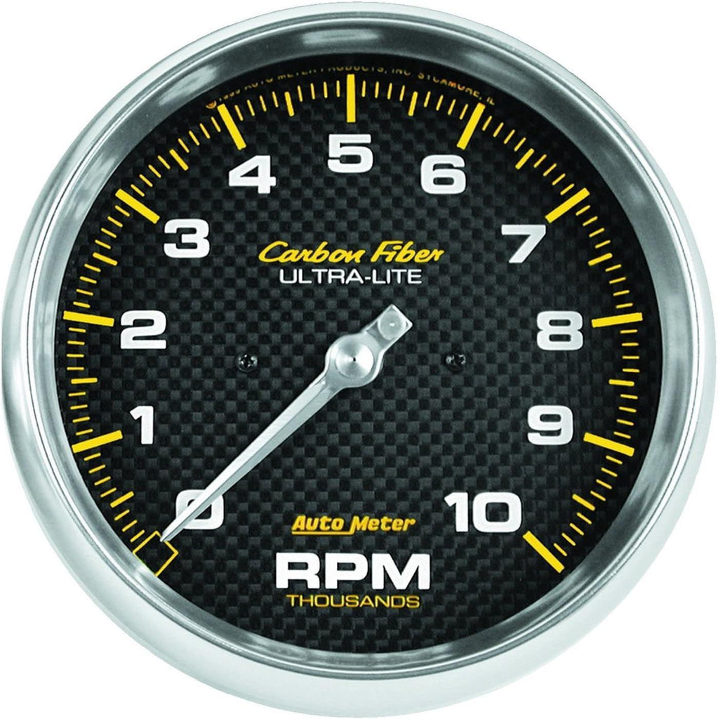 4898 Carbon Fiber Electric In-Dash Tachometer 5.000 In.
