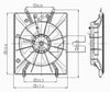 TYC Engine Cooling Fan Assembly for Pilot, MDX 600620