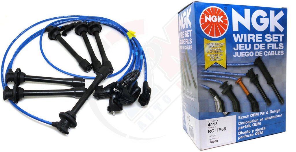 NGK Spark Plug Wires Fits 93-97 Toyota Land Cruiser FZJ80 96-97 Lexus LX450 TE68