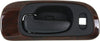 Interior Door Handle Set Compatible with 1999-2004 Chrysler 300M, Fits 1998-2004 Chrysler Concorde, Fits 1999-2001 Chrysler LHS Front, Driver and Passenger Side Black Sedan