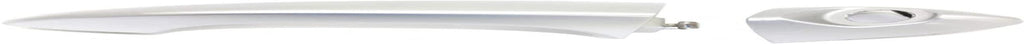 for BMW X5 Exterior Door Handle Rear, Driver Side Silver (2000-2006) | Trim: All Submodels