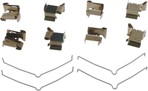 Gold 18K956X Front Disc Brake Caliper Hardware Kit with Clips and Springs