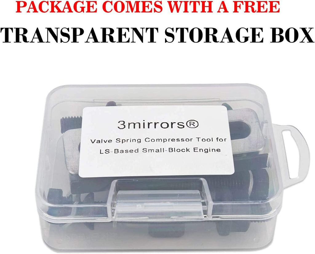 Upgrade 67605 Valve Spring Compressor Tool Higher Nut Compatible with 4.8 5.3 5.7 6.0 6.2 LS1 LS2 LS3 LS6 Chevy LSX Camaro, Corvette, Trans Am, GTO, G8, CTS V, GM Trucks, W/T Mark& Storage Box