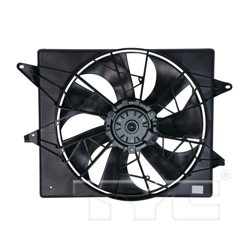 620950 Dual Radiator and Condenser Fan Assembly for 94-97 Cougar Thunderbird