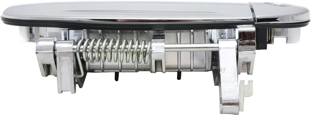 Front Exterior Door Handle Compatible with 2004-2006 Chevrolet Aveo and 2009-2011 Chevrolet Aveo5, Set of 2, Driver and Passenger Side, Chrome