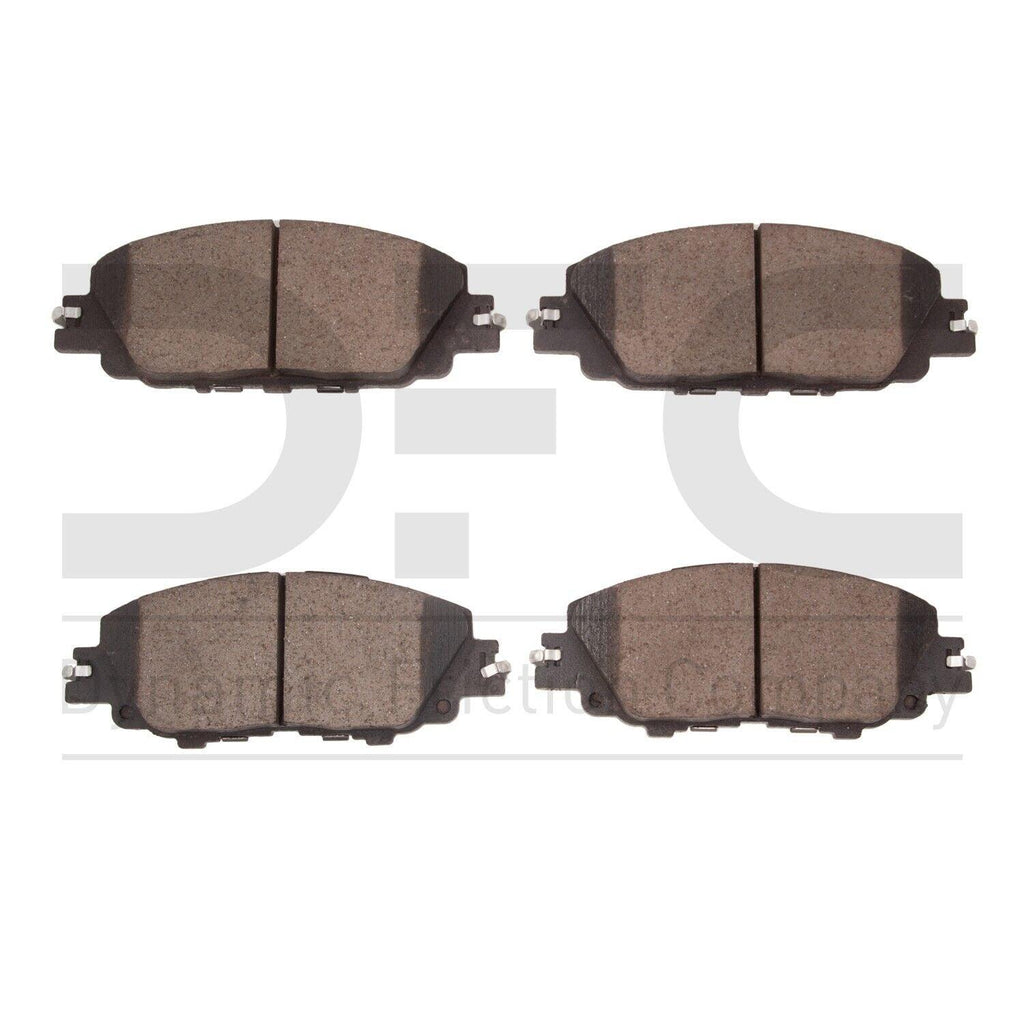 Dynamite Friction Front Disc Brake Pad Set for Toyota (1310-2176-00)