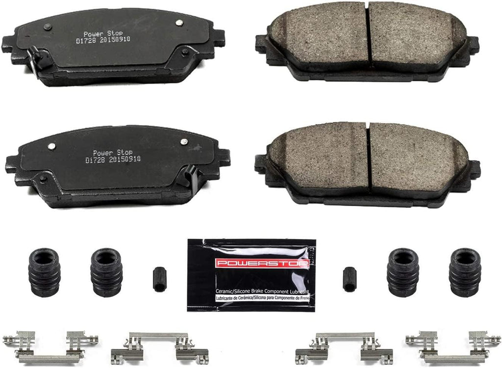 Z23-1728 Z23 Evolution Sport Carbon Fiber Infused Ceramic Brake Pad with Hardware