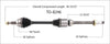 TO-8246 CV Axle