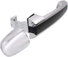 Exterior Door Handle Compatible with HYUNDAI SONATA 2006-2010 Front and Rear Door Handle Right Side Set of 4 outside Chrome Lever