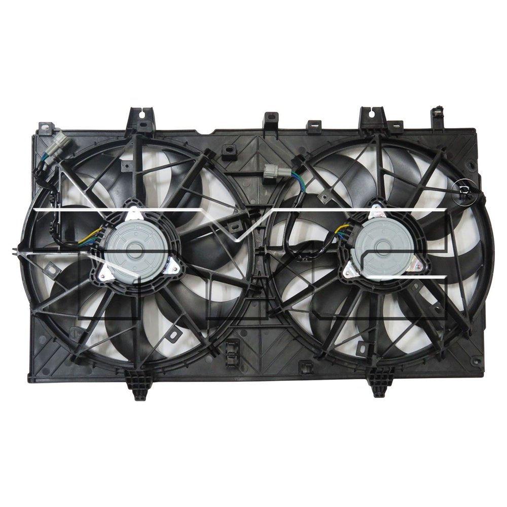 Dual Radiator and Condenser Fan Assembly Fits 2015 Nissan Rogue