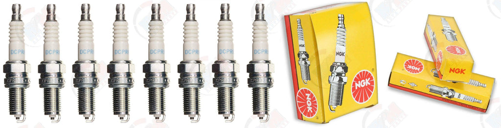 NGK DCPR8E "NICKEL" Spark Plugs 4339 (Set of 8)