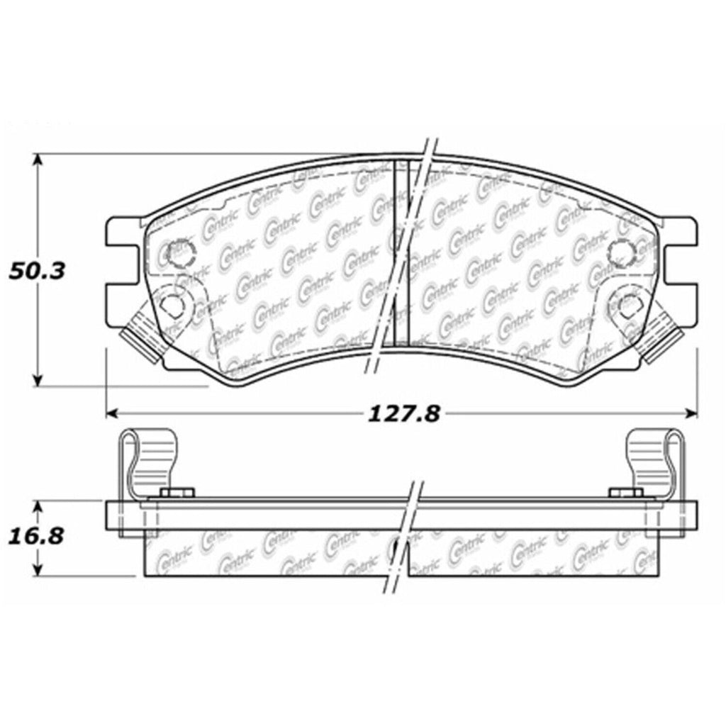 Centric Front Disc Brake Pad for Saturn (103.05070)