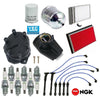 Tune up Kit Wires Spark Plugs Filters for Nissan Xterra V6; 3.3L 2000-2004