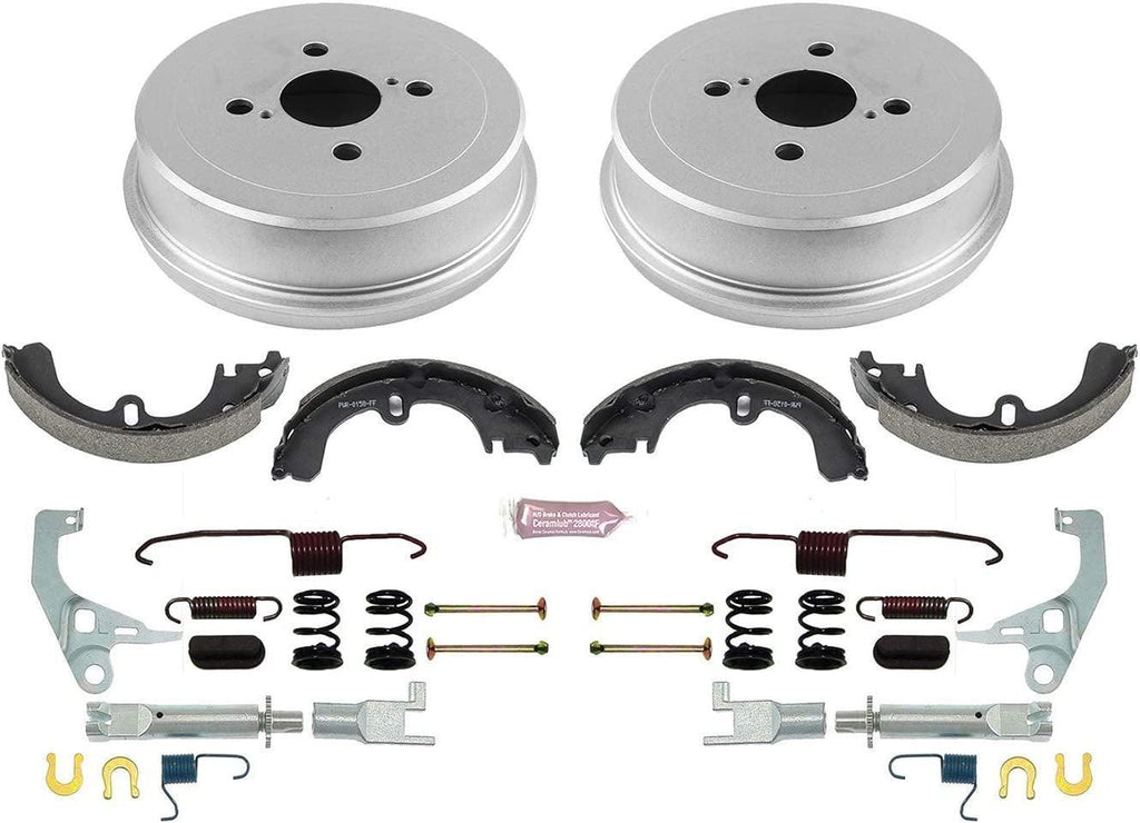KOE15303DK Autospecialty Rear Replacement Brake Kit-Oe Brake Drums & Ceramic Brake Pads
