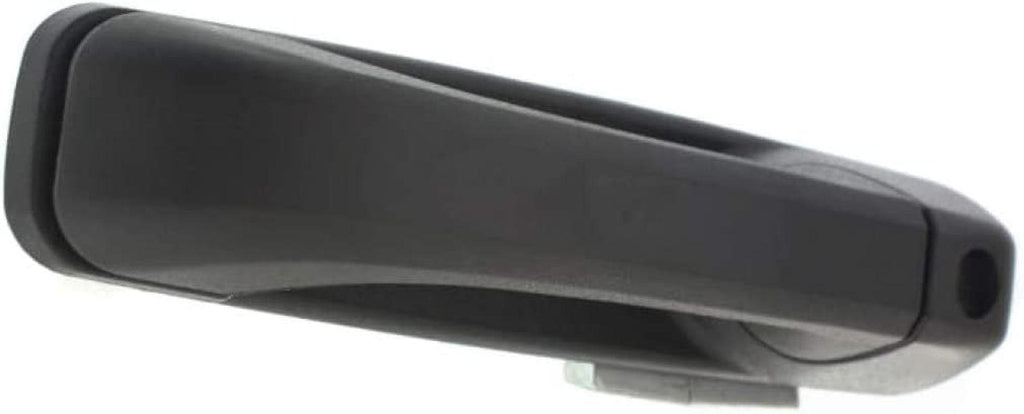 Compatible with Ram 1500 2011-2017 Exterior Door Handle Passenger Side Front, Textured Black | with Key Hole | Trim:All Submodels | CH1311164 | 55112382AD