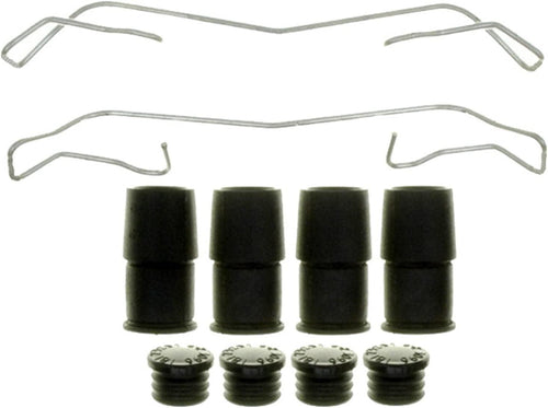 Gold 18K2056X Front Disc Brake Caliper Hardware Kit with Springs, Bushings, and Caps