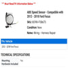 ABS Speed Sensor - Compatible with 2012 - 2018 Ford Focus 2013 2014 2015 2016 2017