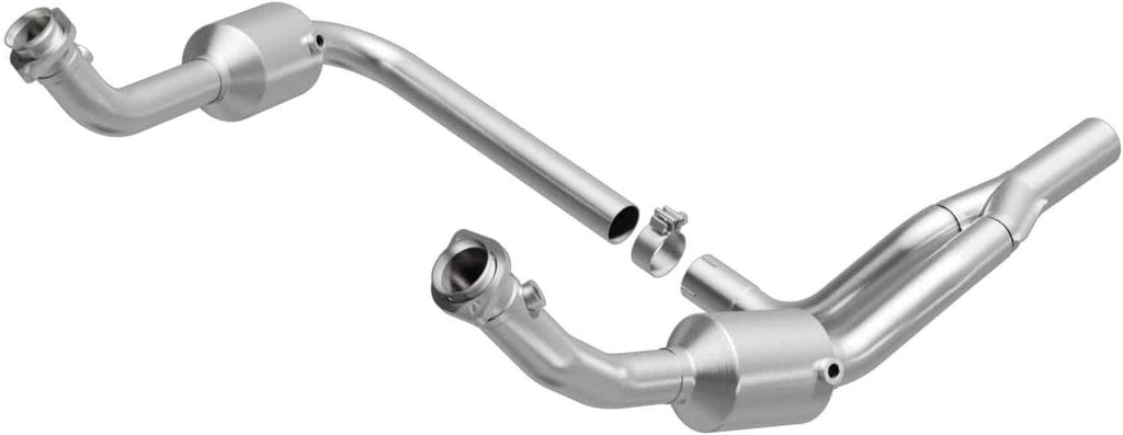 Magnaflow Direct-Fit Catalytic Converter OEM Grade Federal/Epa Compliant 21-458 - Stainless Steel 2.25In Main Piping, 45.25In Overall Length, Pre-Converter & Midbed O2 Sensor - OEM Replacement