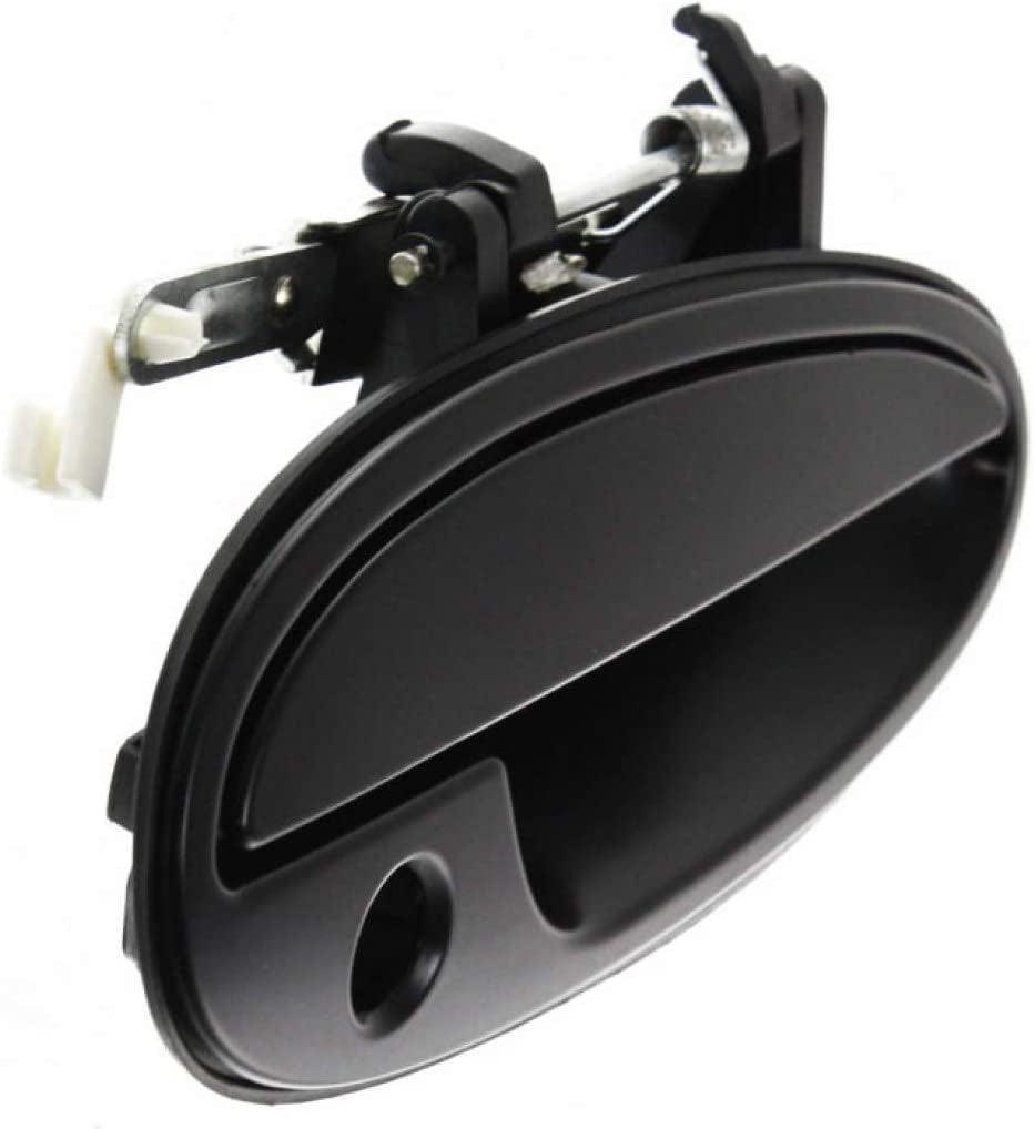 for Buick Park Avenue Exterior Door Handle Front, Passenger Side Smooth Black 1997-2005 | with Key Hole | Trim: Base/Ultra | GM1311170 | 25699150