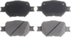 Silver 14D817CH Ceramic Front Disc Brake Pad Set