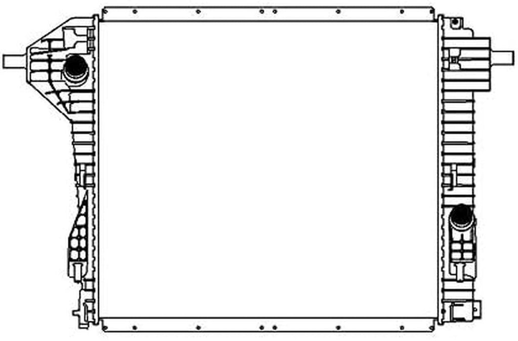 Radiators 3796 Radiator-Oe Style Plastic Aluminum