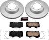 CRK2324 Coated Brake Rotor & Ceramic Brake Pads- Front