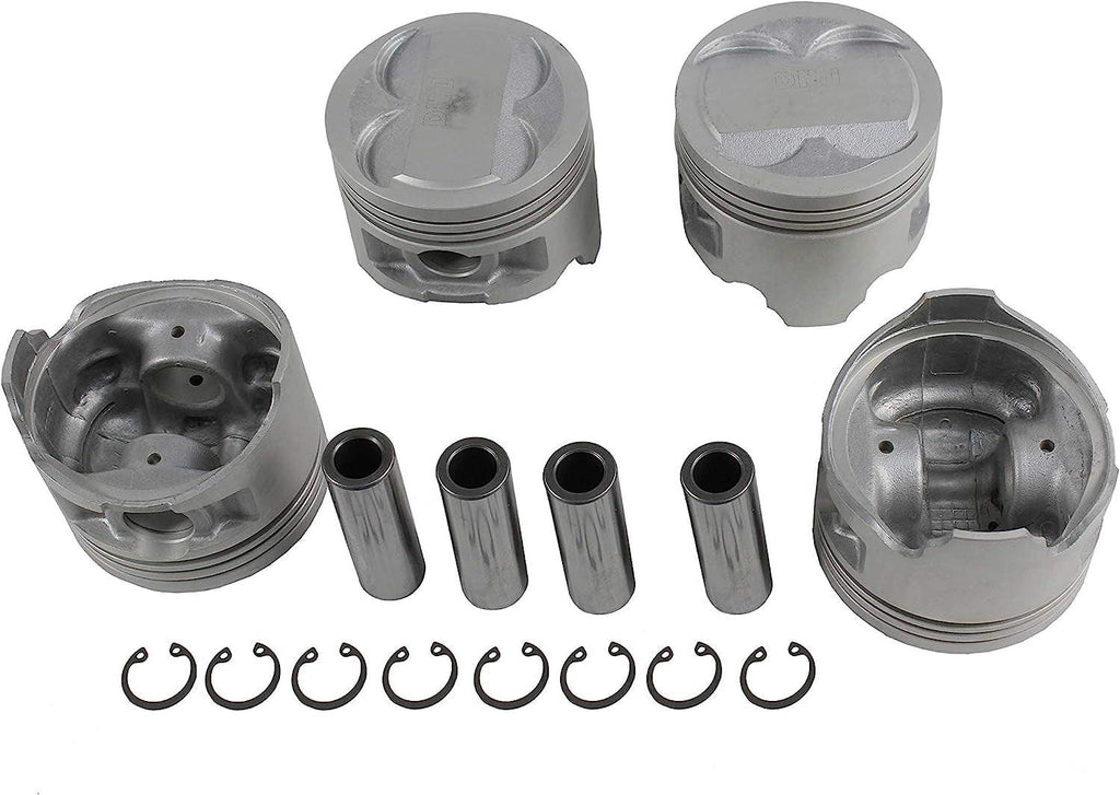 DNJ  Oversize Piston Set for 1990-1992 / Geo, Toyota/Corolla, Prizm / 1.6L / DOHC / L4 / 16V / 1587Cc / 4AGE