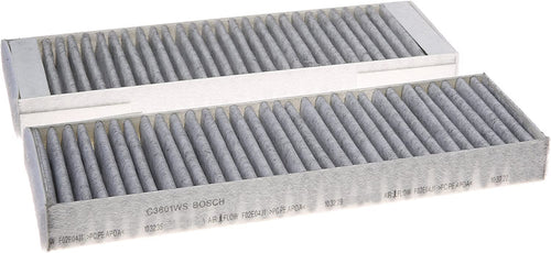 C3601WS Activated Charcoal Workshop Cabin Air Filter - Compatible with Select Audi A6, A6 Quattro, R8, S6