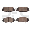 Dynamite Friction Front Disc Brake Pad Set for Toyota (1551-2176-00)