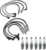 Denso Wire Set 7Mm & 6 Iridium TT Spark Plugs 0.040 Kit for Dodge 3.9 V6