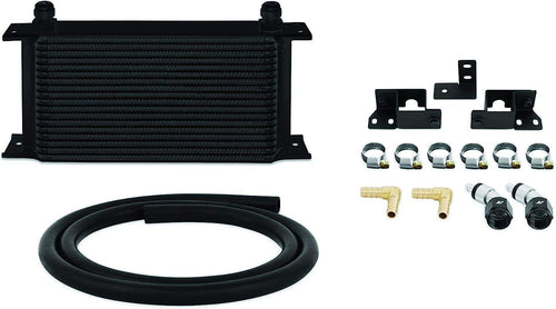 MMTC-WRA-07BK Transmission Cooler Compatible with Jeep Wrangler JK 2007-2017 Black