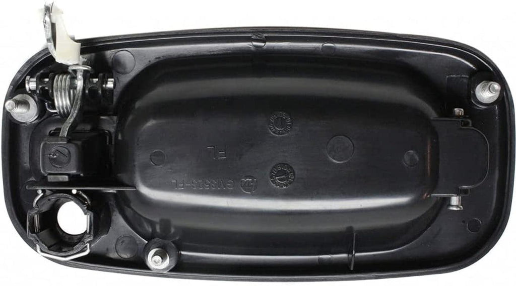 for Chevy Silverado 1500 HD Exterior Door Handle Front Driver Side Smooth Black 2001-2006 | with Key Hole | Trim: LS/LT | GM1310140 | 15150735