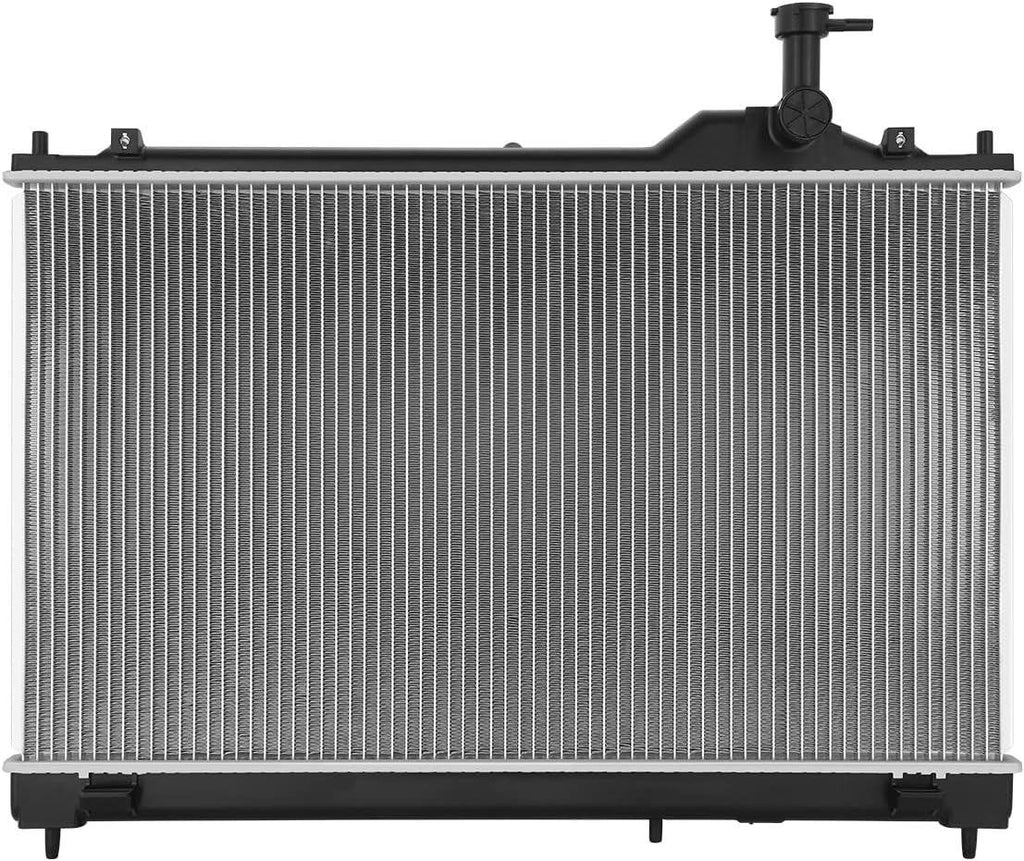 OEM-RA-13470 1-Row Aluminum Core Radiator Compatible with 2014-2019 Outlander,27-1/16" W X 15-3/4" H X 5/8" D,1-3/8" Inlet / 1-3/8" Outlet
