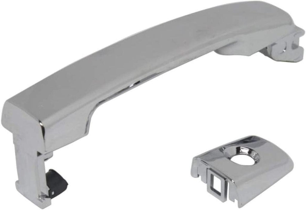 for Nissan Pathfinder Exterior Door Handle Front, Driver Side Chrome (2005-2012) | with Key Hole | Trim:All Submodels | NI1310120 | 80607EA05A