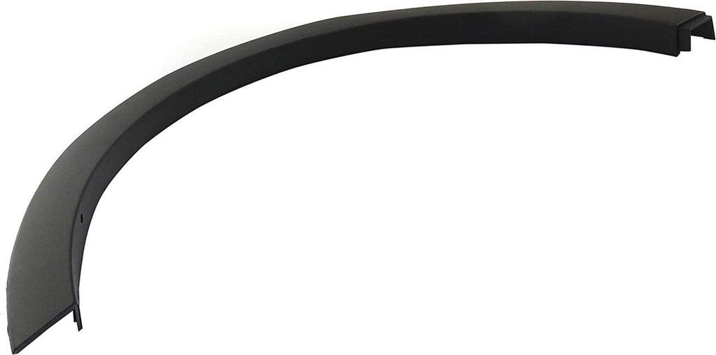 Fender Trim Compatible with 2013-2016 Ford Escape Textured Black Rear, Passenger Side