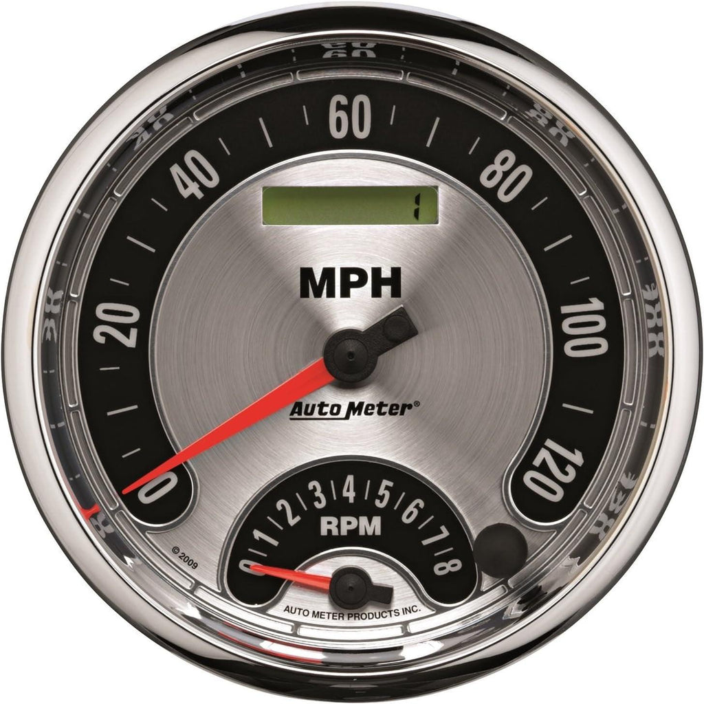 1295 American Muscle 5" 0 - 8000 RPM / 120 Mph Tachometer/Speedometer Combo Gauge