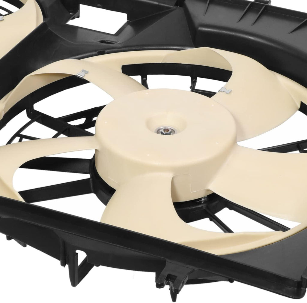 Factory Style Dual Radiator Fan Assembly Compatible with 11-13 Highlander 3.5L Hybrid,Oem-Rf-1013