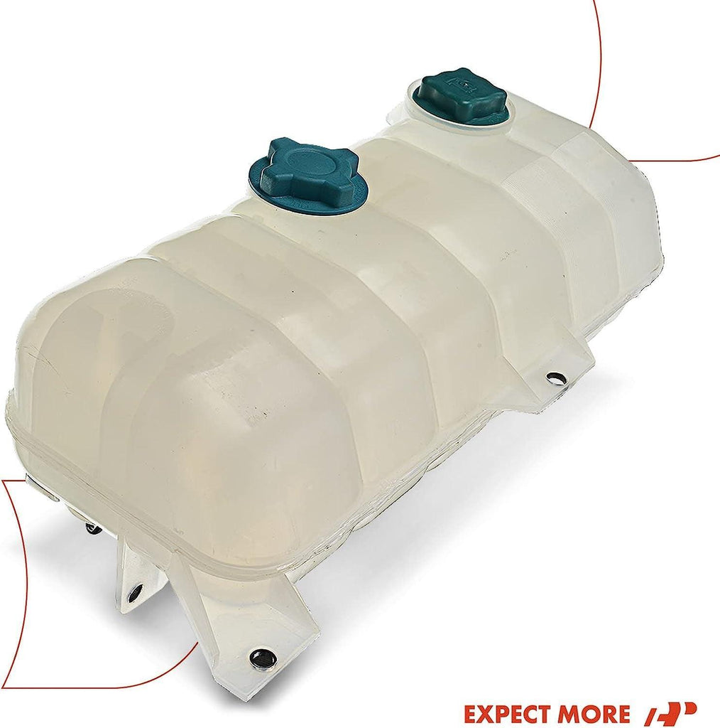 A-Premium Engine Coolant Overflow Recovery Reservoir Tank [W/Cap] Compatible with Volvo VN VN42T 1998-1999, VN VN64T 1998-1999, VNL Base 2000-2003, VNM Base 2000-2003, Replace # 1674916