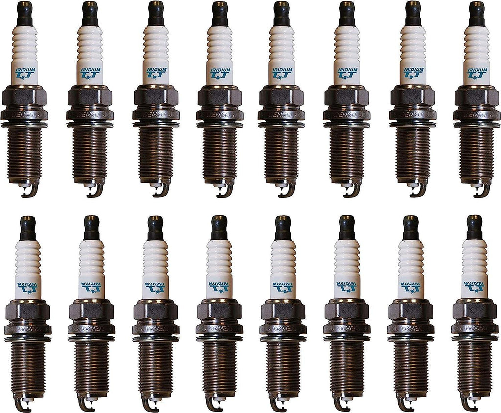 Denso Set of 16 Iridium TT Spark Plugs Gap 0.040 for Dodge Jeep Ram 5.7 6.4 V8