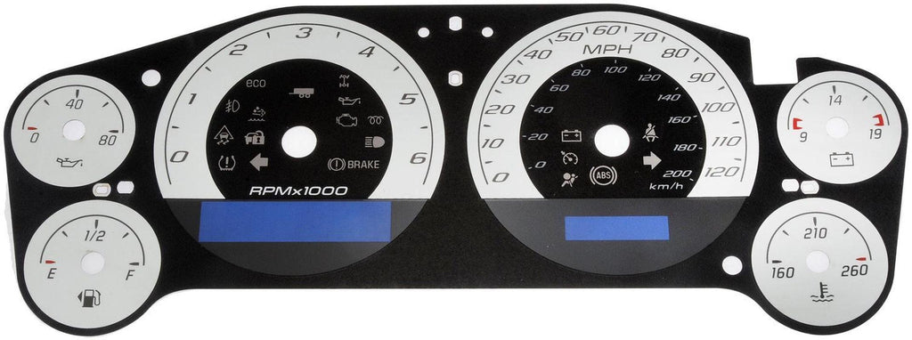 Instrument Cluster Upgrade Kit for Silverado 1500, Sierra 1500+More 10-0110B