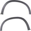 Front, Driver and Passenger Side Fender Trim Set of 2 Compatible with 2007-2013 BMW X5 Wheel Arch, Black, Plastic, W/ 18/19 In. Wheels