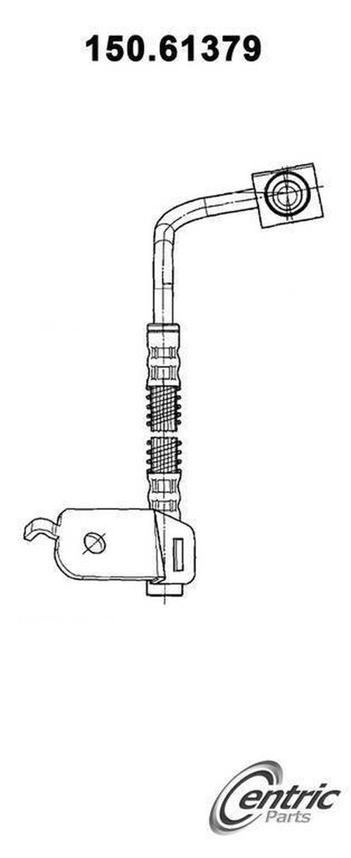 Brake Hydraulic Hose for Crown Victoria, Town Car, Grand Marquis 150.61379