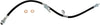 Professional 18J4153 Front Driver Side Hydraulic Brake Hose