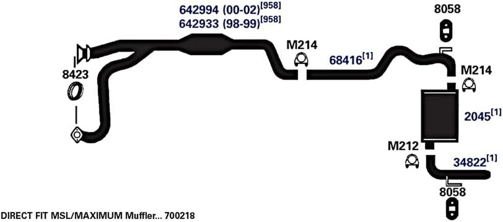 34822 Exhaust Tail Pipe